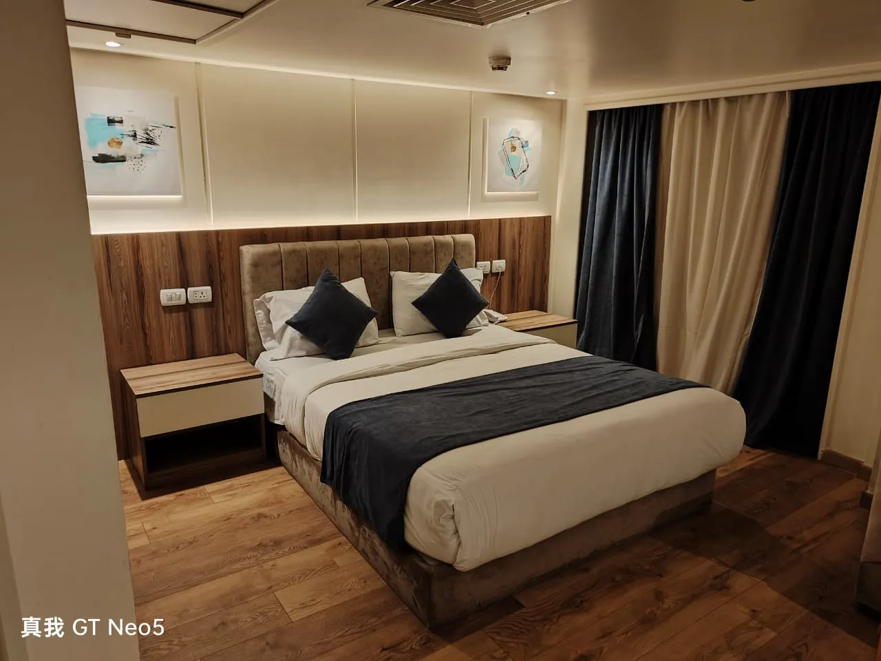 Cabin aboard the Royal Beau Rivage Nile cruise